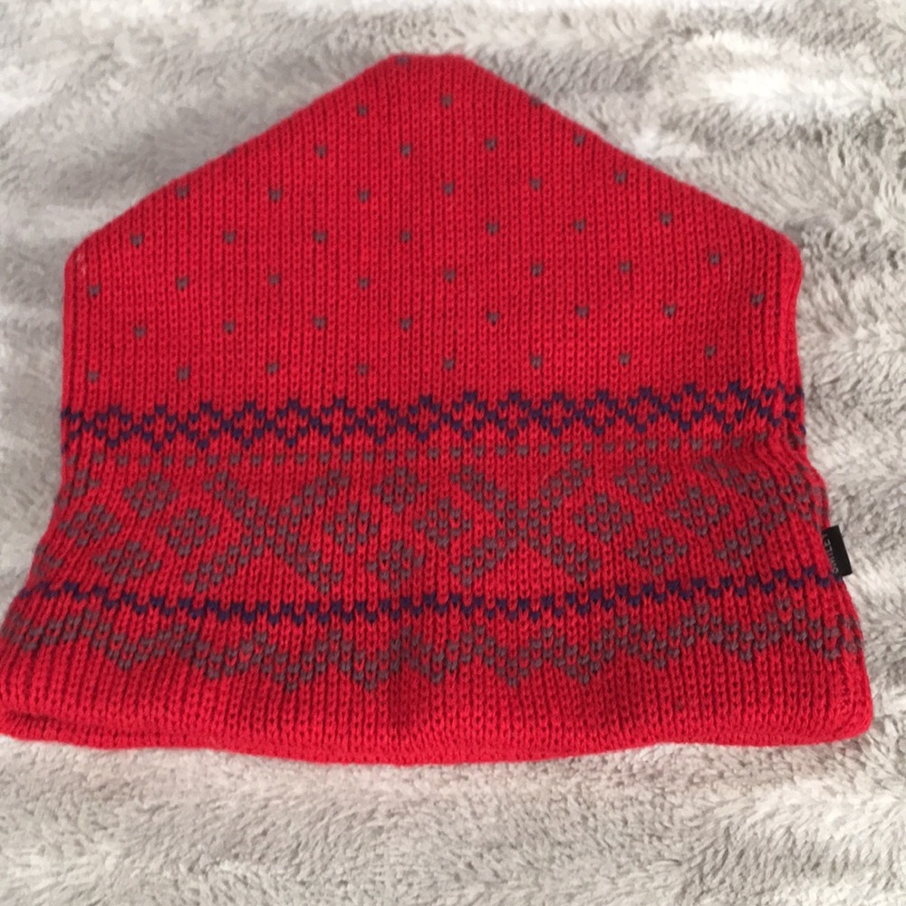 Vintage Smiley wool blend ski hat